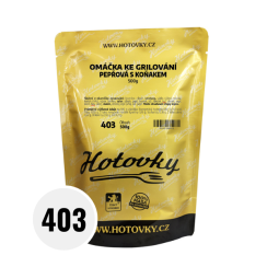 Omáčka pepřová s koňakem 500g